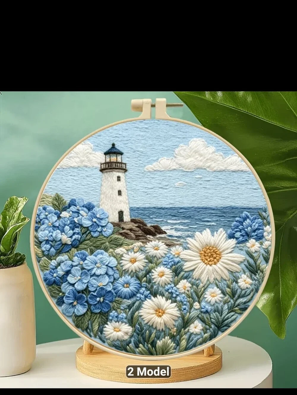 New Coastal Lighthouse Embroidery Kit #1584-531